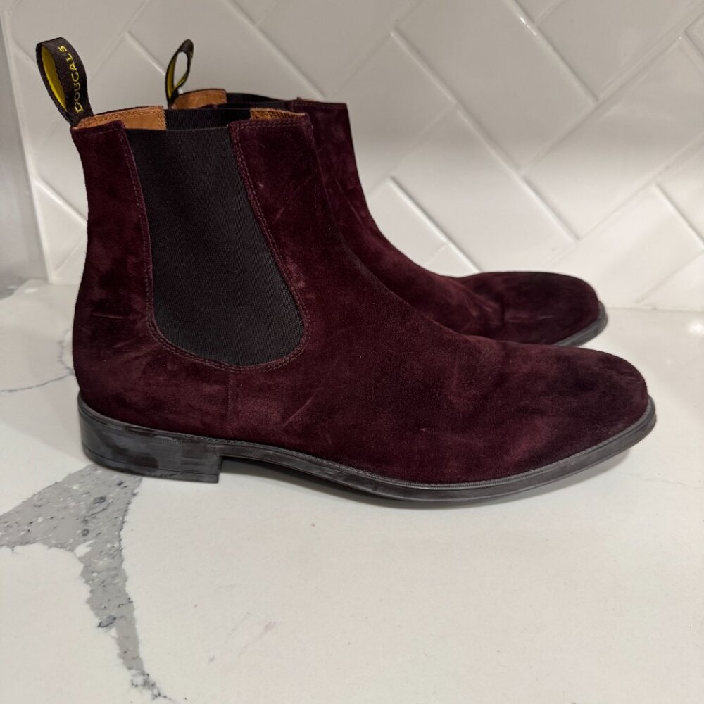 Doucals Men's Italian Suede Boot